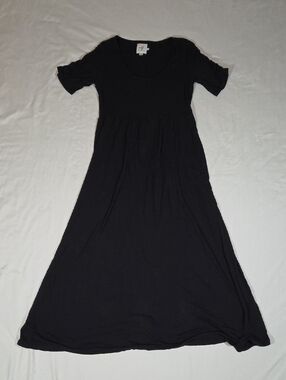 THE NINES by HATCH Black Stretch Maxi Dress Regular/Maternity XS